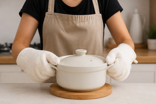 Premium Cotton Terry Gloves & Mitts | Heat Resistant Kitchen & BBQ Gloves | Soft & Comfortable