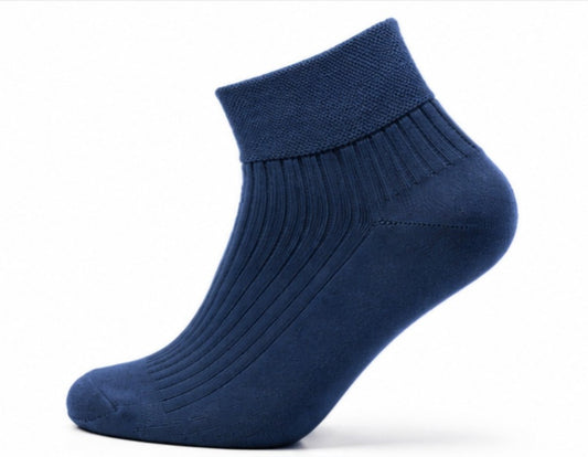 4 Pairs Men's Premium Cotton Ankle Socks | Soft, Breathable & Comfortable | Casual & Everyday Wear