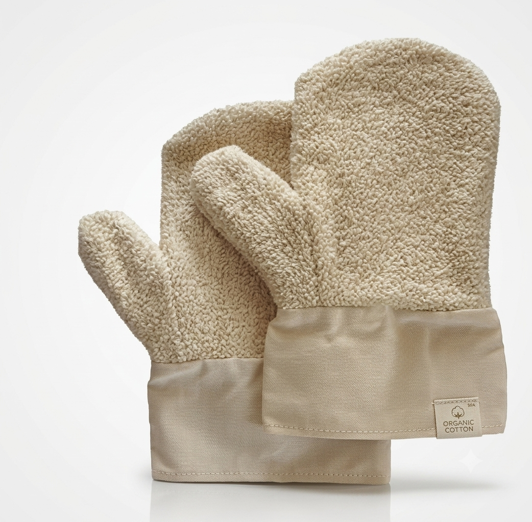 Premium Cotton Terry Gloves & Mitts | Heat Resistant Kitchen & BBQ Gloves | Soft & Comfortable
